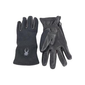 Spyder Core Conduct gloves Size M Black polyester knit